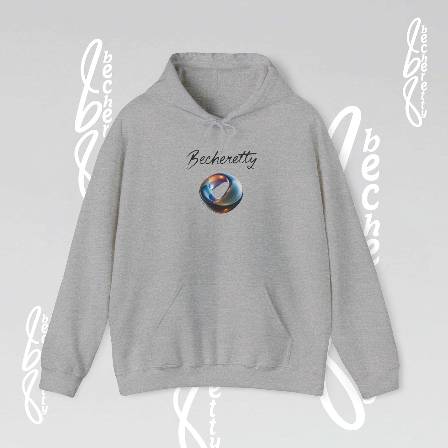Unique Graphic Hoodie Becheretty - Original Futuristic Ring - Style is yours!