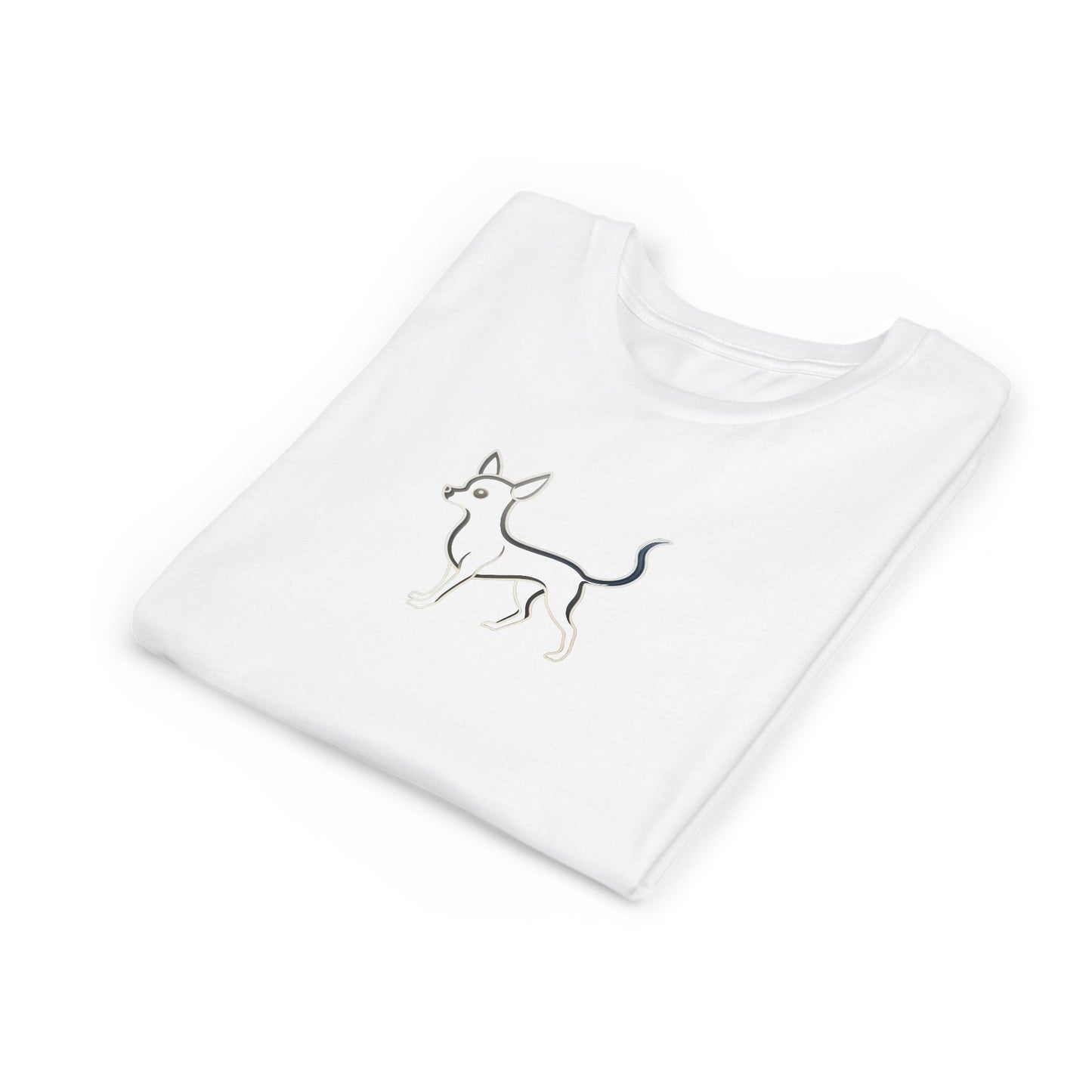 Youth T'Shirt - Graphic Chihuahua - Minimalist Art Becheretty