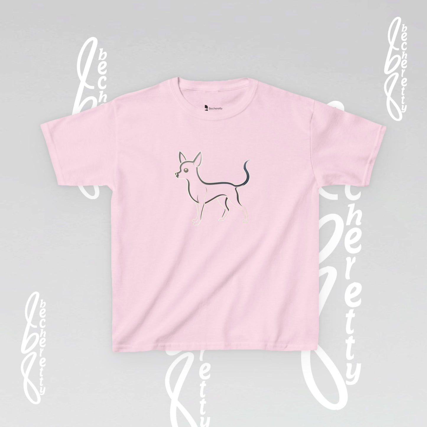Adorable Dog Illustration Kids Tee - Cute Pet Shirt for Animal Lovers, Gift for Dog Owners, Casual Wear