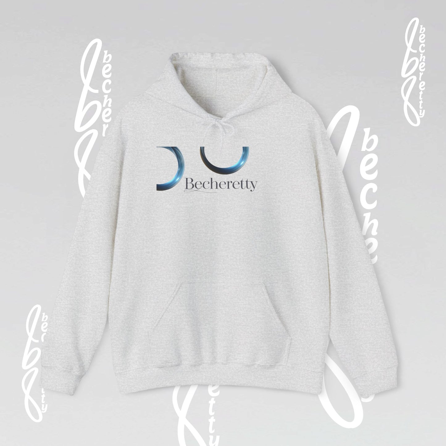 Graphic Hooded - Minimalist Design Becheretty - Broken Vector Line - Unisex