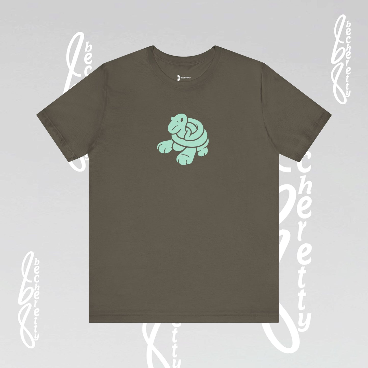 Turtle Tee - Inspired by a child's plasticine sculpture - Becheretty brings his work to life, supporting Autism Awareness and also highlighting his creativity.