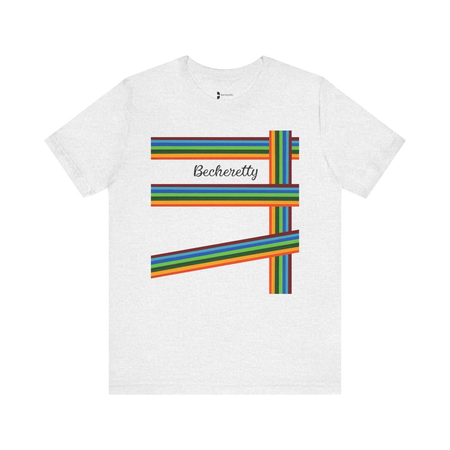 Colorful Becheretty Unisex T-Shirt, Casual Pride Tee, LGBTQ+ Apparel, Gift for Friends, Summer Fashion, Everyday Wear