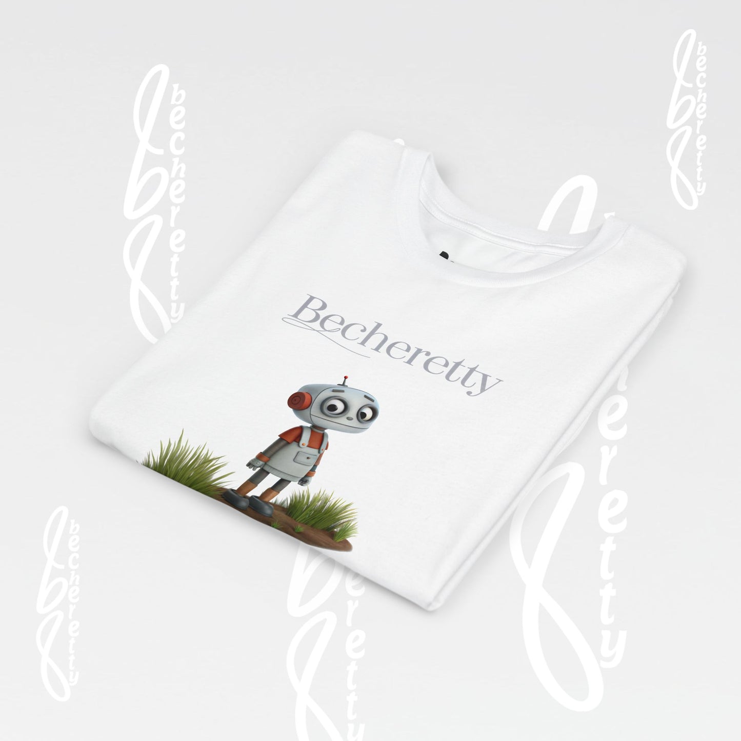 Youth T-Shirt short sleeve - Becheretty Graphic - Funny Robot - Casual Wear - Unique Kids Apparel