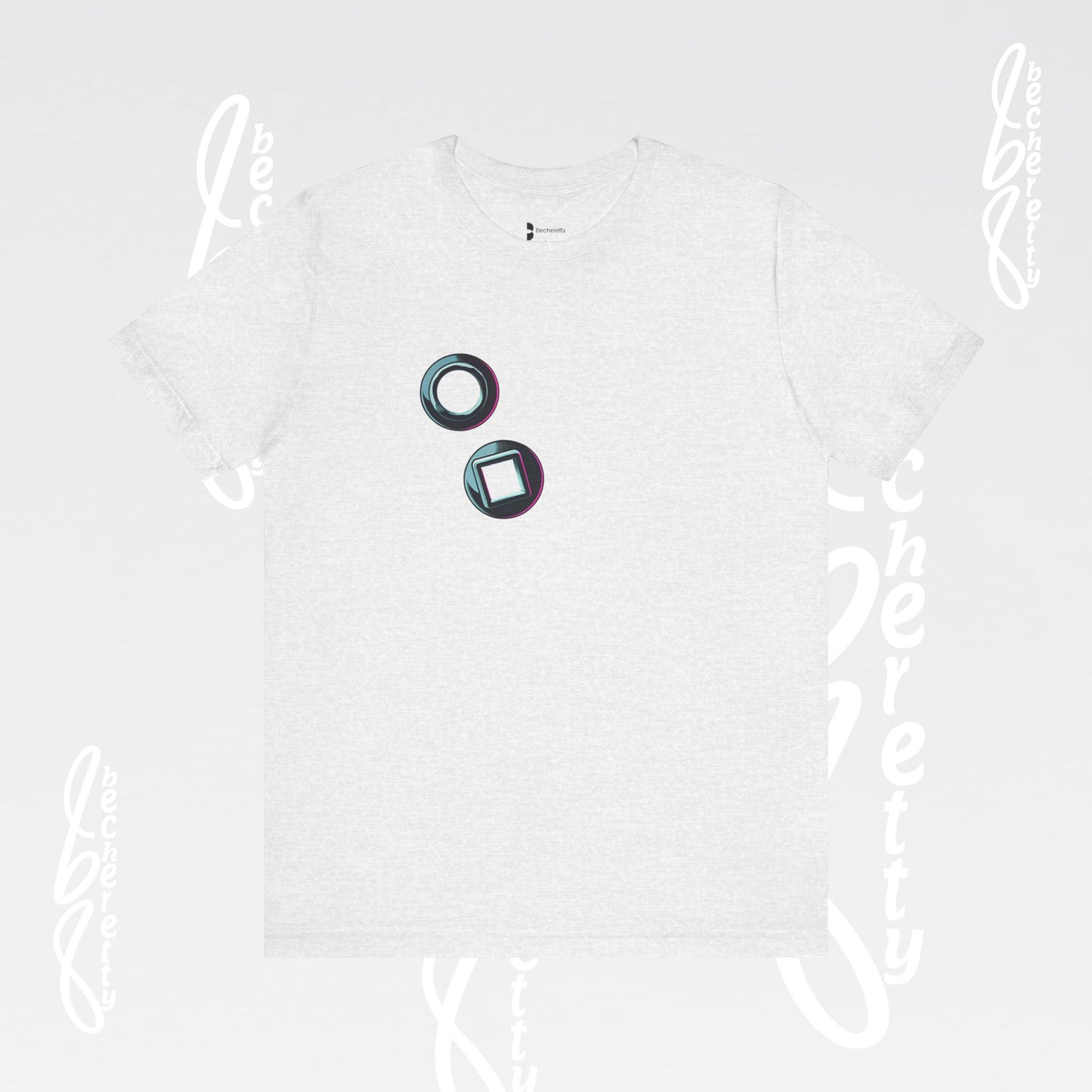 Graphic T-Shirt short sleeve, Unisex - Becheretty Minimalist Design - Casual Wear