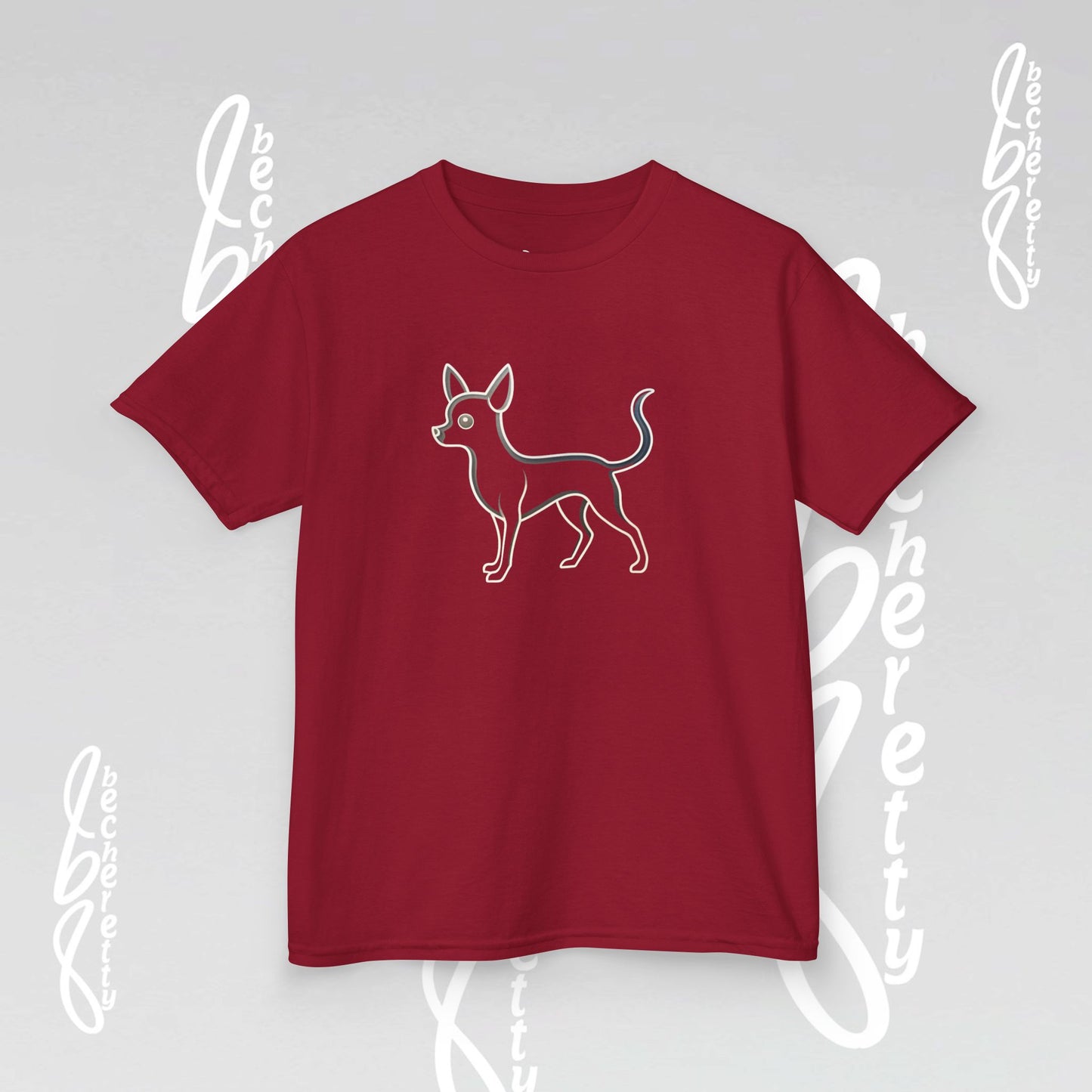 Adorable Dog Illustration Kids Tee - Cute Pet Shirt for Animal Lovers, Gift for Dog Owners, Casual Wear