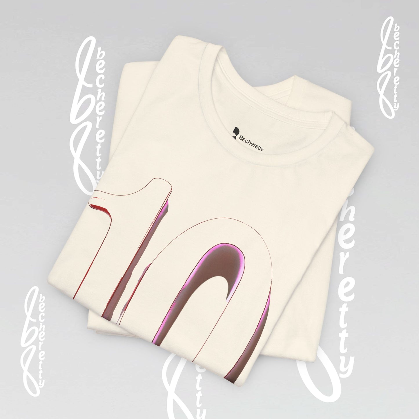 Number 10 - Graphic Unisex Tee - Becheretty Minimalist Style - Everyday Comfort, Sports Lovers