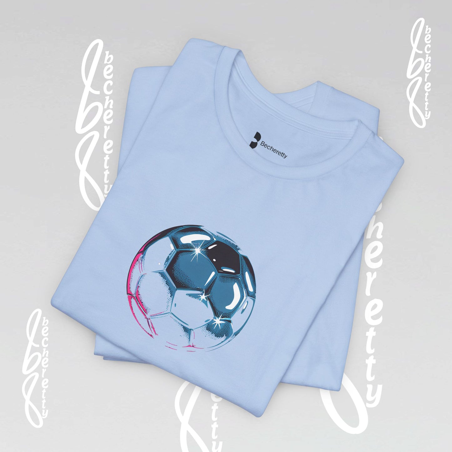 Artistic Soccer Ball - Unisex T-Shirt - Becheretty Graphic - Active Lifestyle / Casual Wear