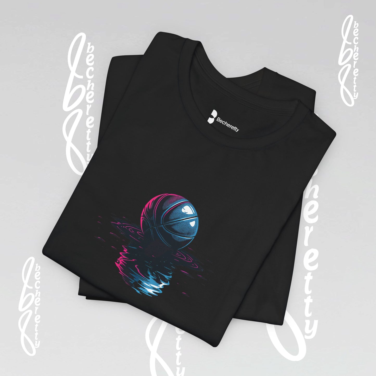 Basketball T-Shirt Unisex - Cool Graphic Becheretty - Perfect for Basketball Lovers - Casual Wear