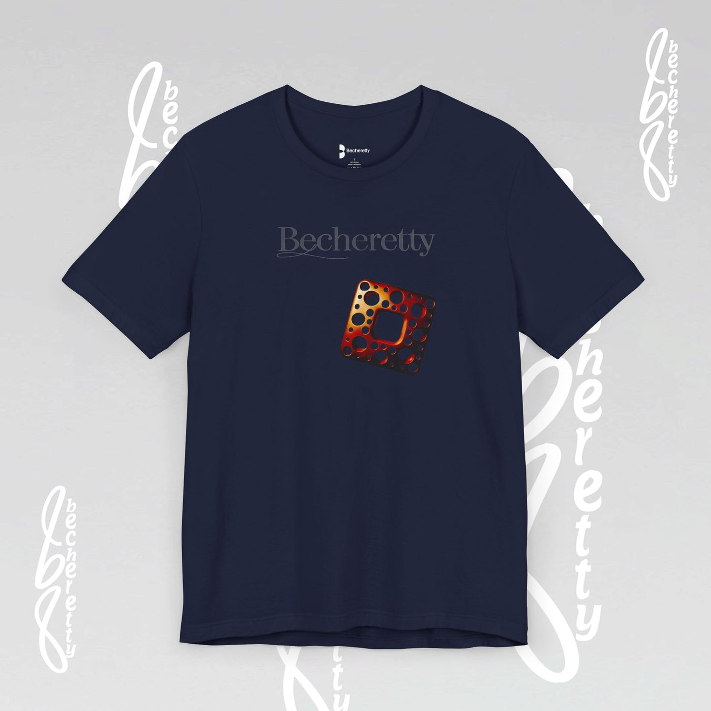 Stylish Minimalist Art Design Becheretty - Trendy short sleeve T-Shirt - Casual Wear - Gift for Him