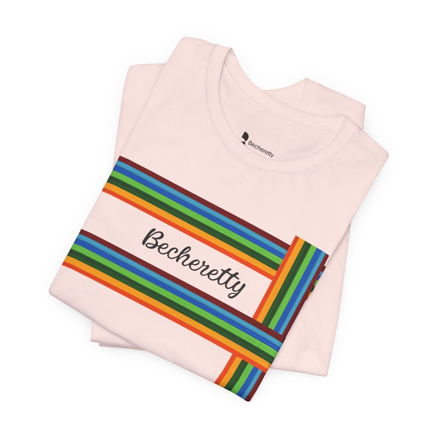 Colorful Becheretty Unisex T-Shirt, Casual Pride Tee, LGBTQ+ Apparel, Gift for Friends, Summer Fashion, Everyday Wear