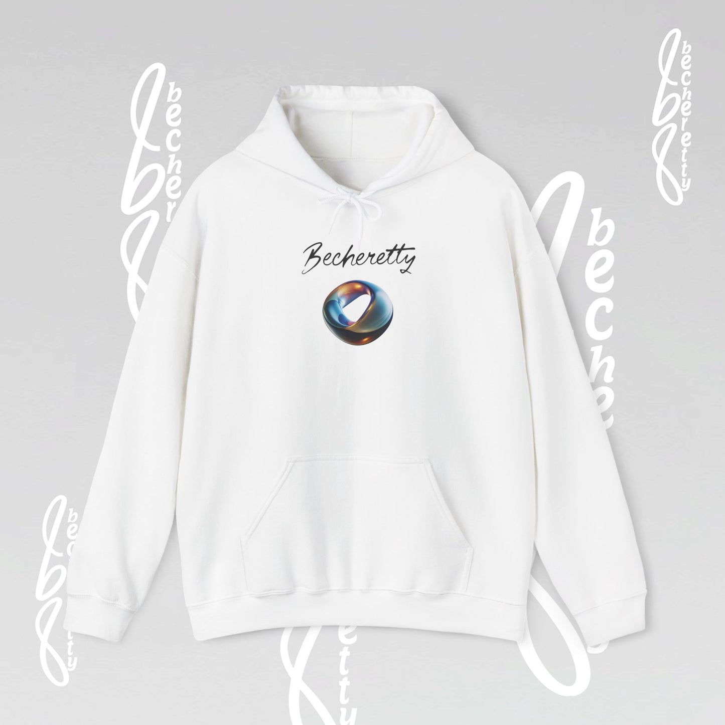 Unique Graphic Hoodie Becheretty - Original Futuristic Ring - Style is yours!