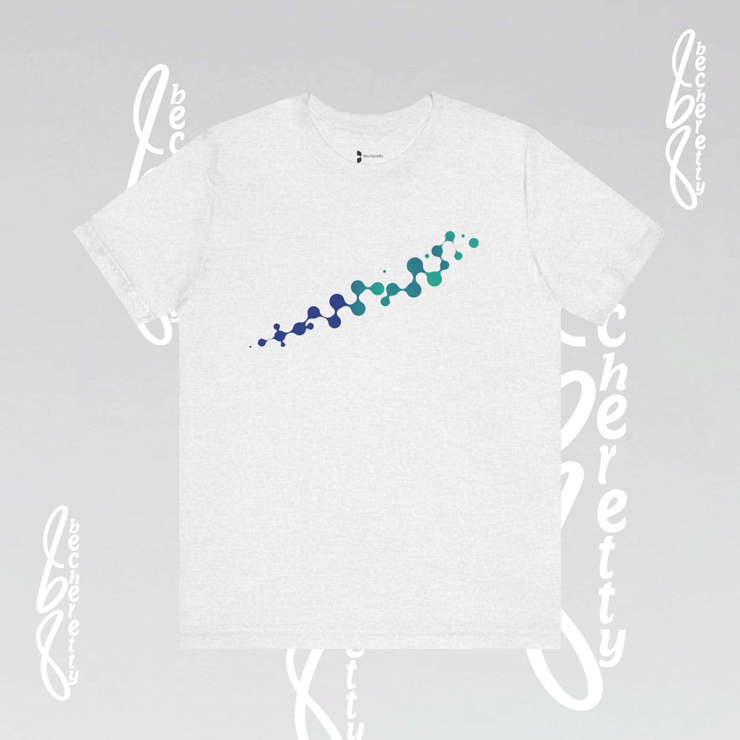 Abstract Graphic Tee - Supporting Autism Awareness - Becheretty design. Wear it to share the message