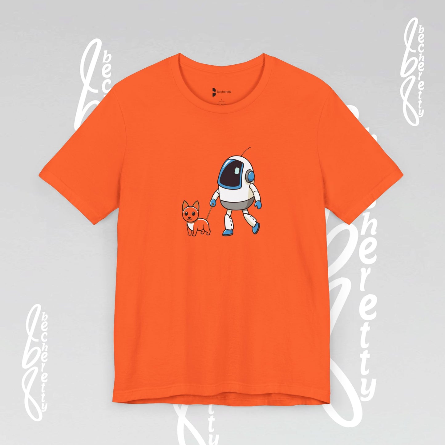 Funny & Futuristic Graphic Becheretty - Walk My Dog - Everyday Wear - Gift Idea