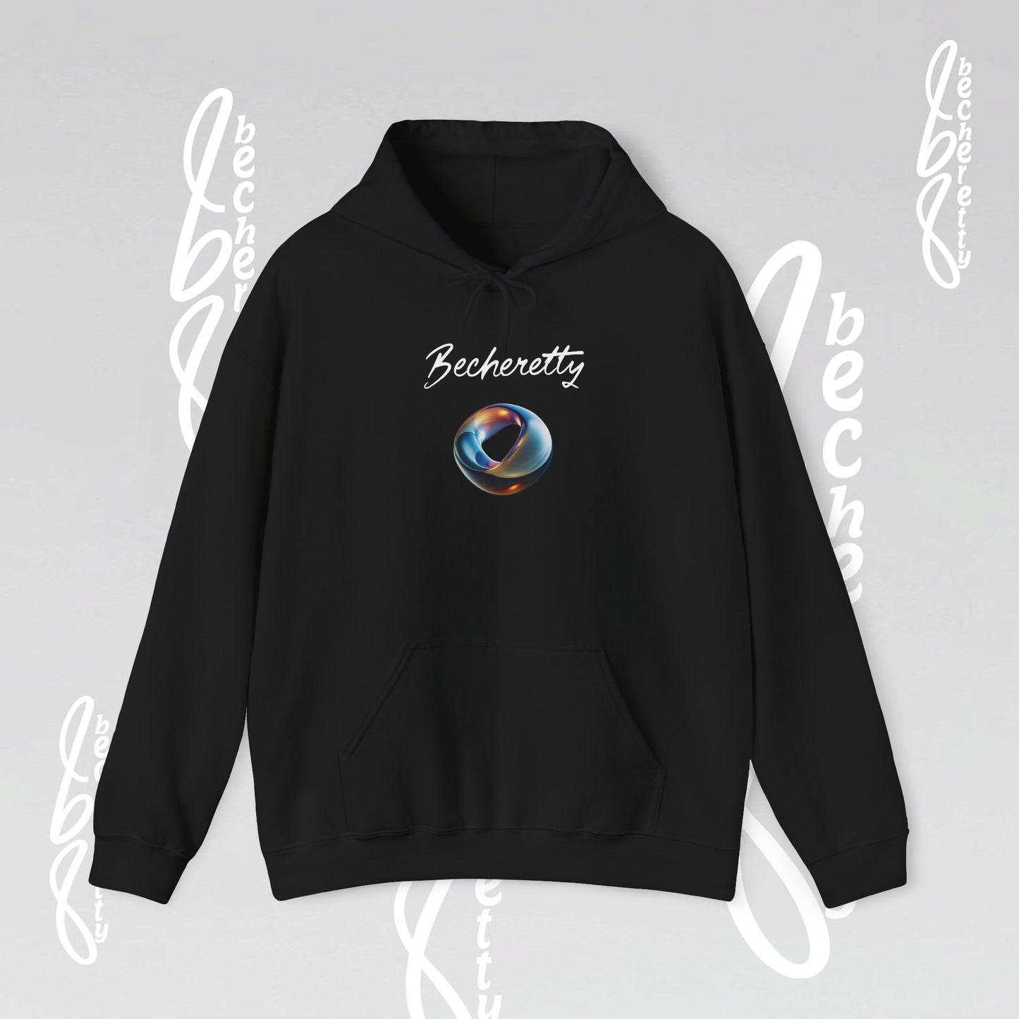 Unique Graphic Hoodie Becheretty - Original Futuristic Ring - Style is yours!