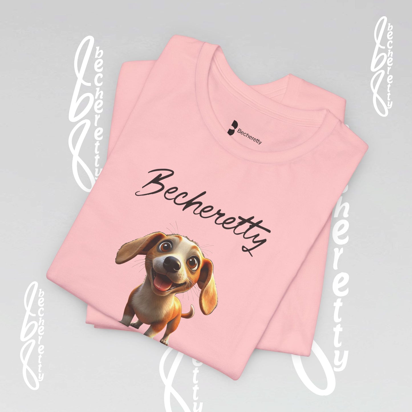 Funny Dog - Graphic Unisex T-Shirt Becheretty - Casual Wear