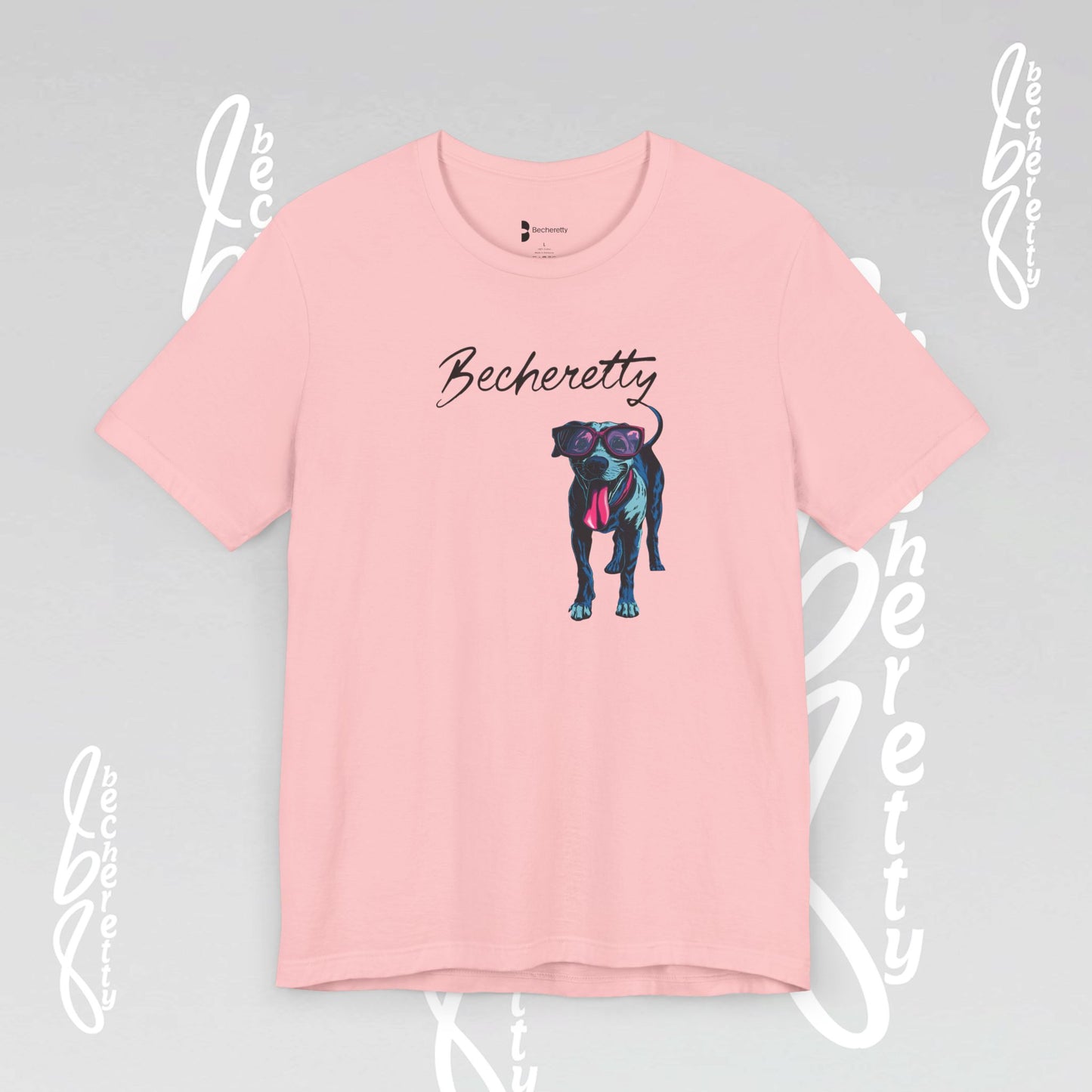 Dog Lovers T-Shirt Unisex - Art Graphic Becheretty - Unique Pet Apparel - Casual Wear