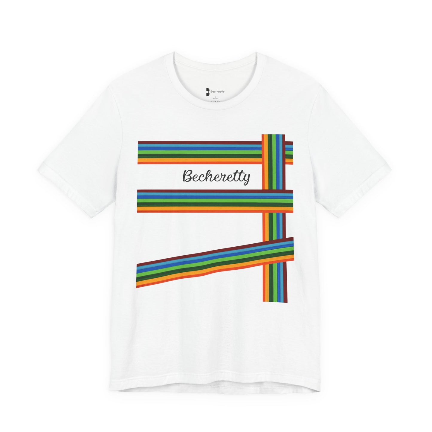 Colorful Becheretty Unisex T-Shirt, Casual Pride Tee, LGBTQ+ Apparel, Gift for Friends, Summer Fashion, Everyday Wear