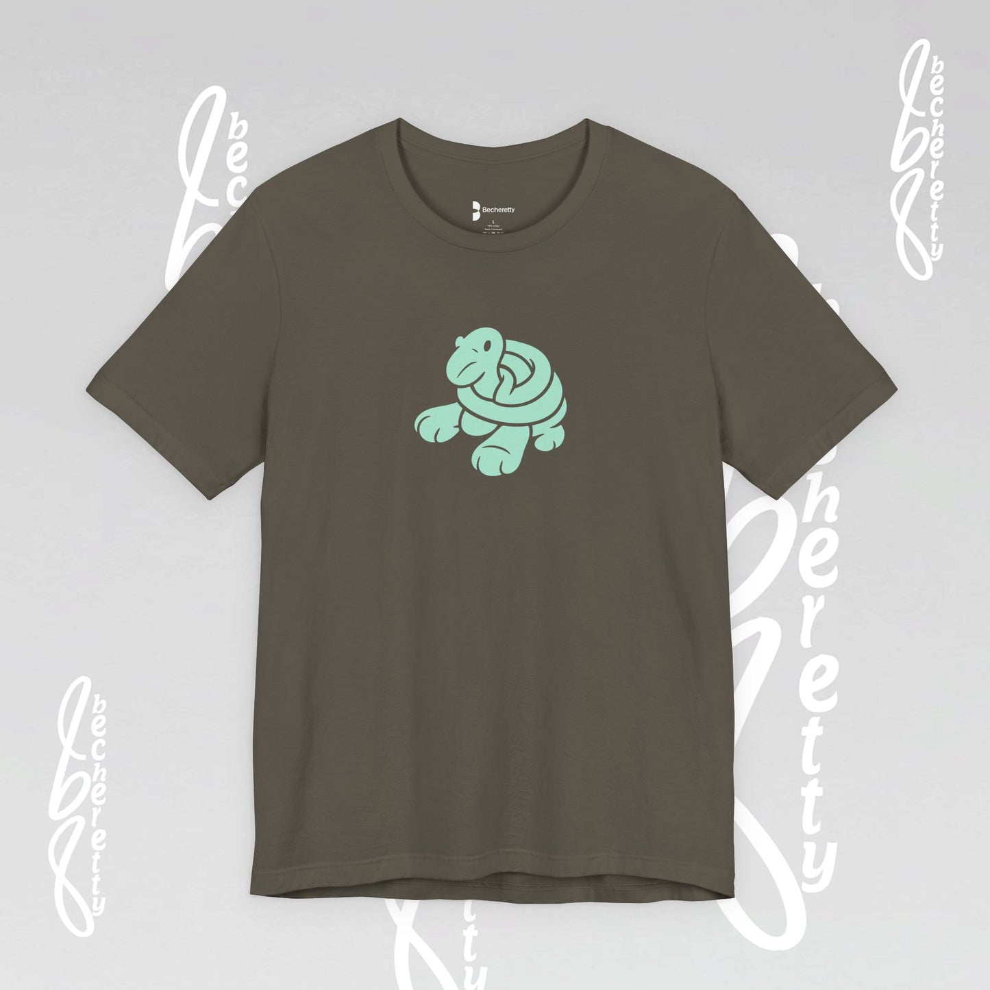 Turtle Tee - Inspired by a child's plasticine sculpture - Becheretty brings his work to life, supporting Autism Awareness and also highlighting his creativity.