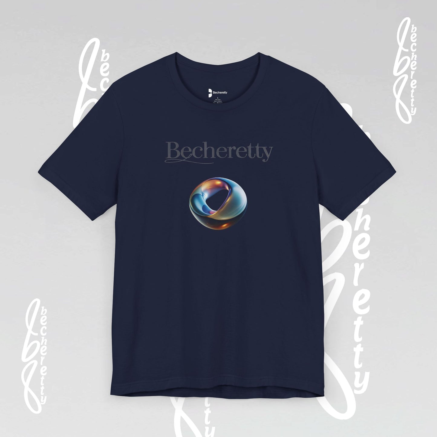 Abstract futuristic ring - Graphic T-Shirt - Becheretty Design - Gift for Women - Casual Wear