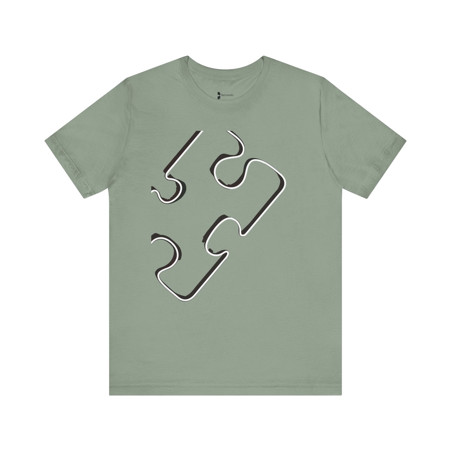 Autism Awareness Tee - Minimalistic graphic Becheretty - Unisex - Everyday Style