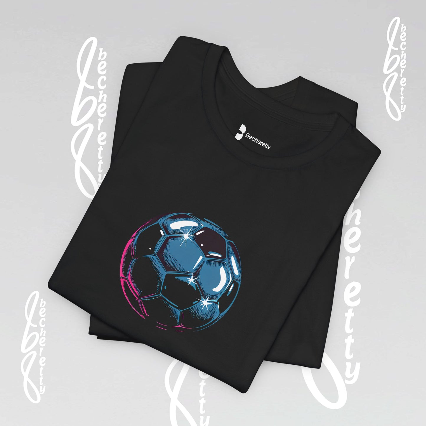 Artistic Soccer Ball - Unisex T-Shirt - Becheretty Graphic - Active Lifestyle / Casual Wear