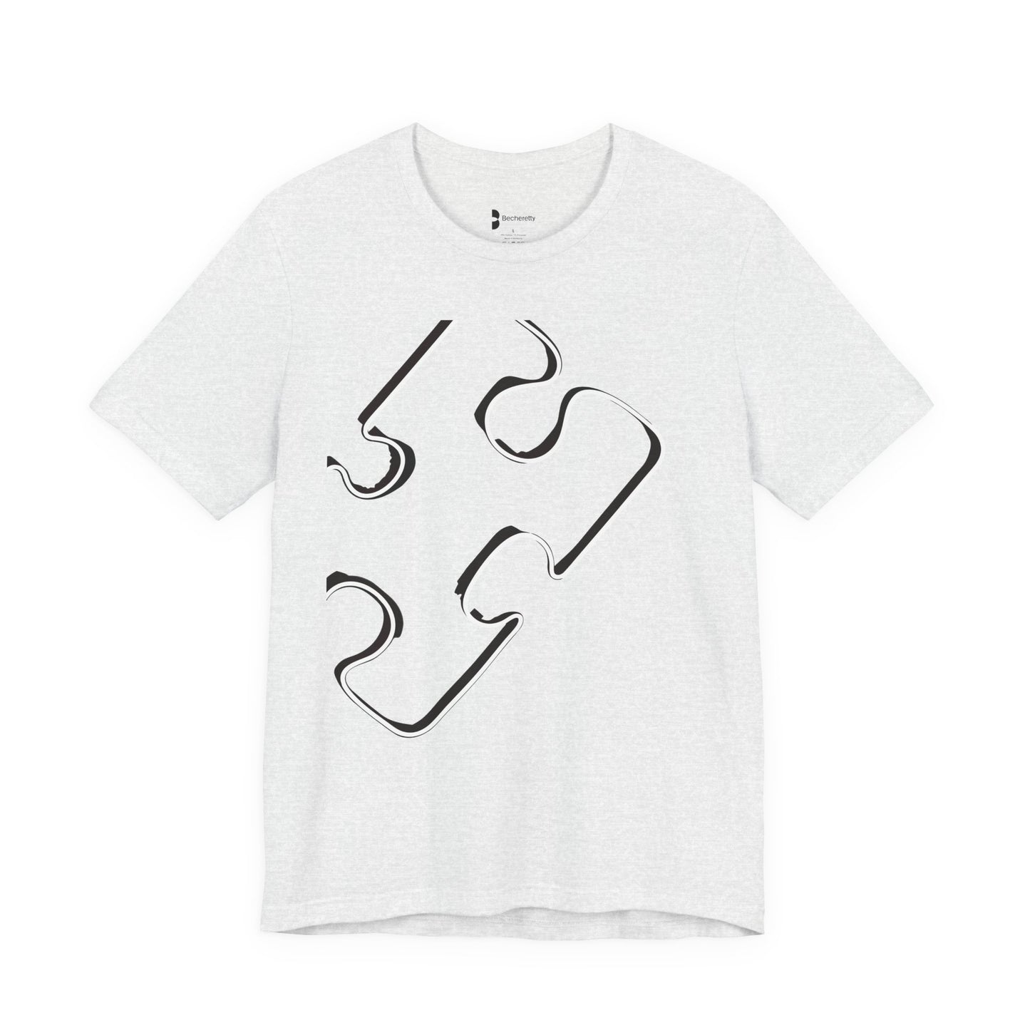 Autism Awareness Tee - Minimalistic graphic Becheretty - Unisex - Everyday Style