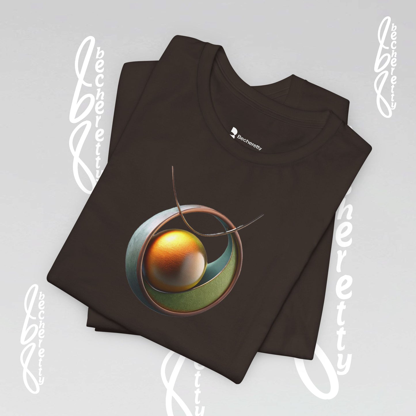 Art Graphic Becheretty "Necklace" - Stylish Design T-Shirt - Casual Wear, Gift for Art Lovers, Everyday Style, Unique Art Apparel