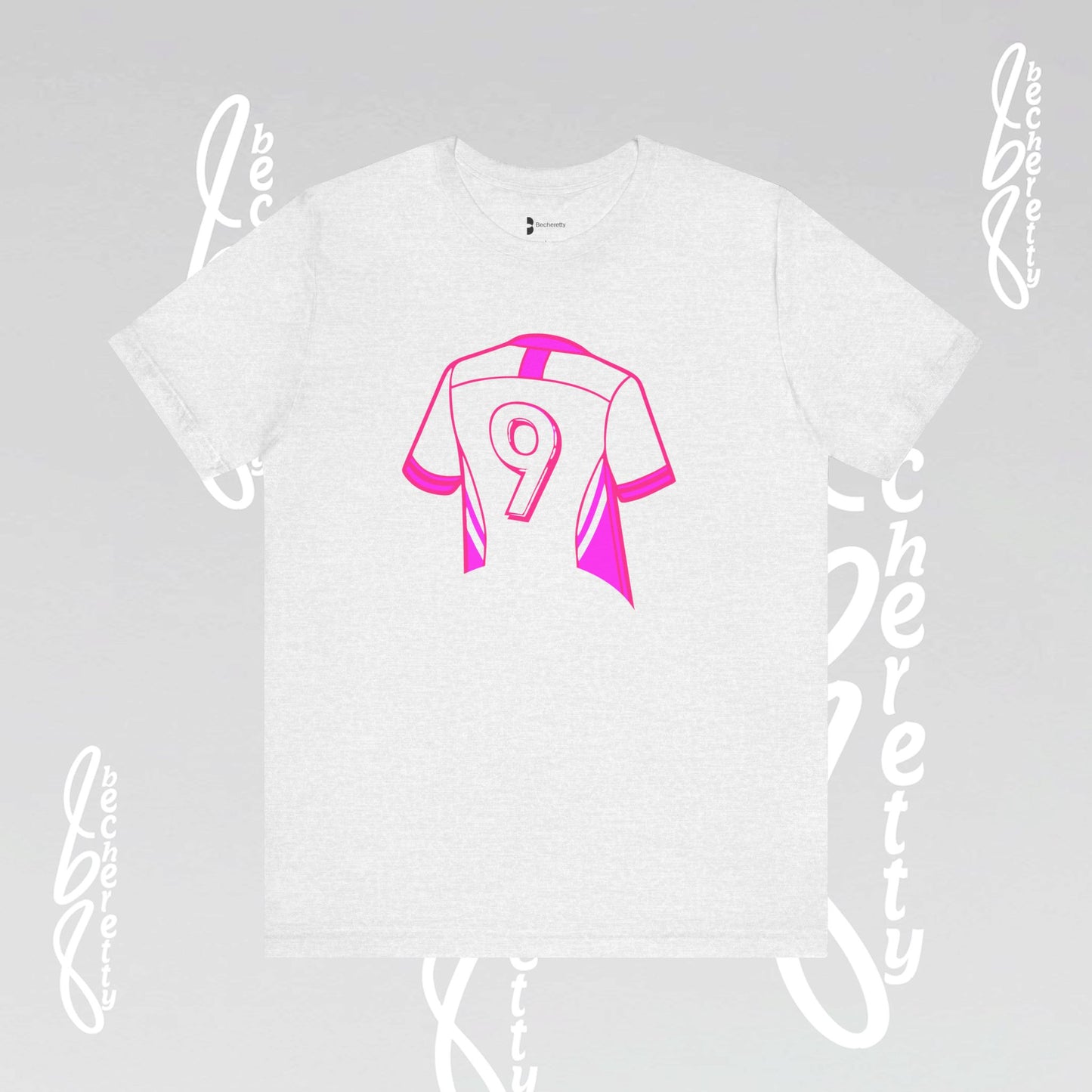 T-Shirt Number 9 - GOAL- Art Graphic Becheretty - Perfect Gift for Soccer Lovers - Casual Wear