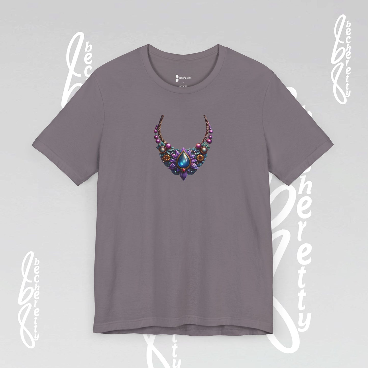 Colorful Necklace Design - Bohemian Inspire - Short Sleeve T'Shirt - Perfect gift for women