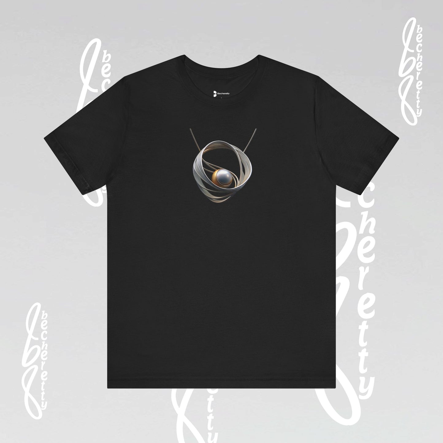 Modern Design "Necklace" Graphic T-Shirt Becheretty - Trendy Outfits, Casual Wear - Gift for Art Lovers - Unique Style