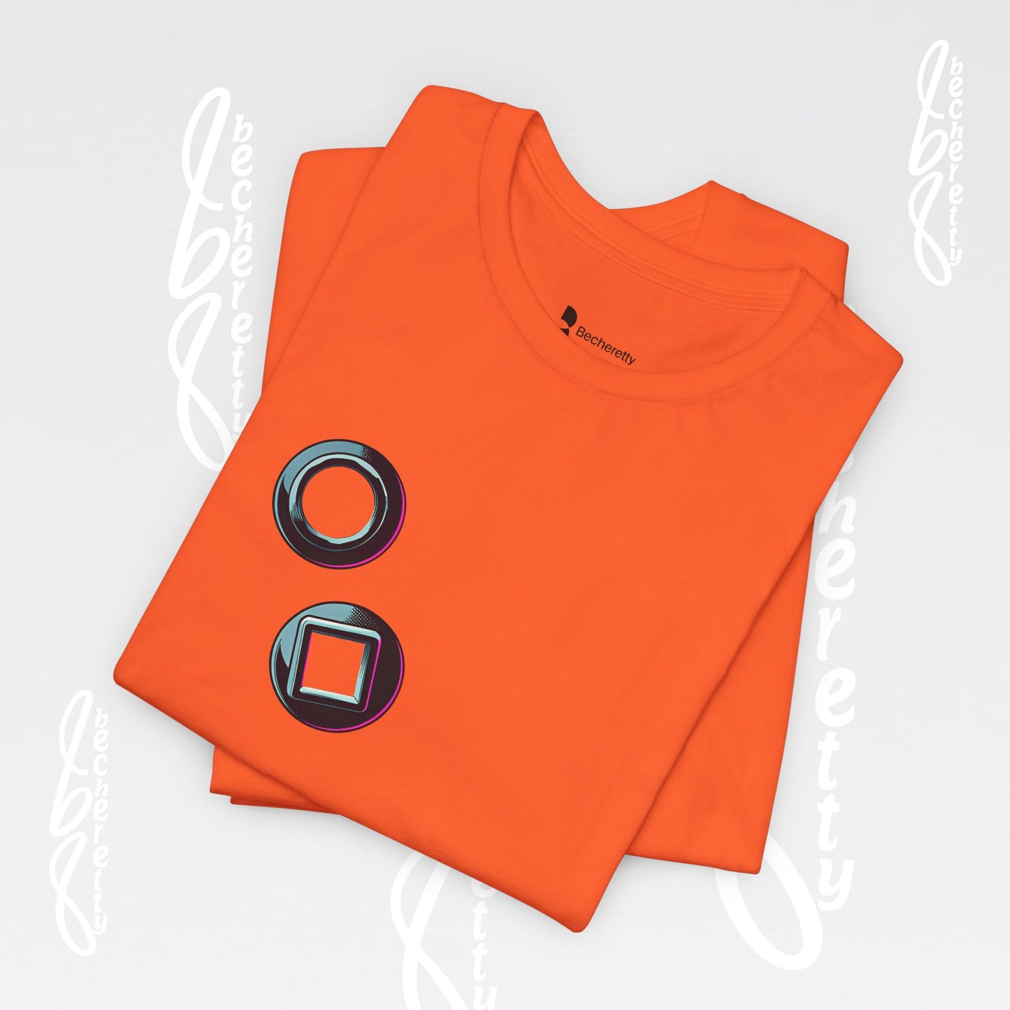 Graphic T-Shirt short sleeve, Unisex - Becheretty Minimalist Design - Casual Wear