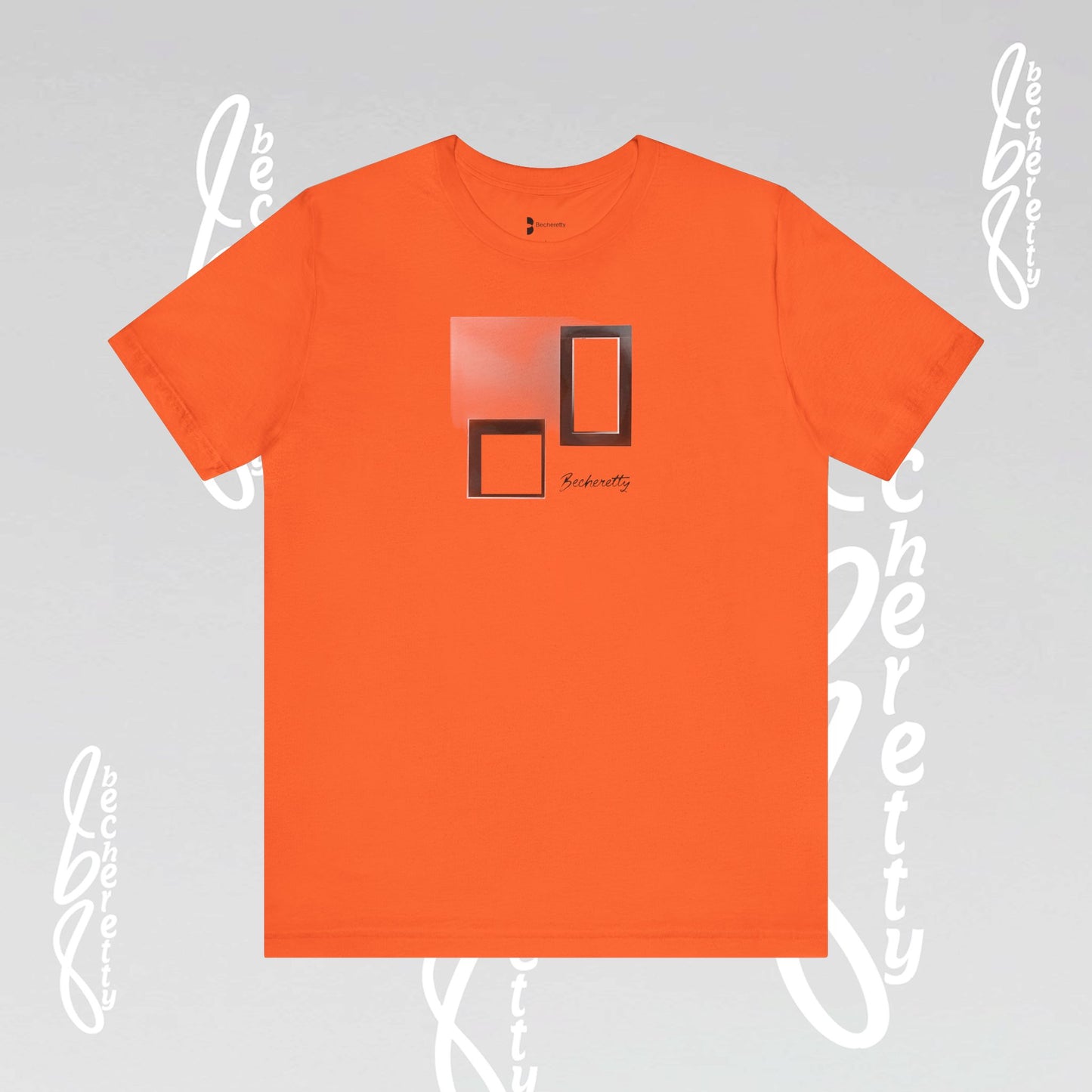 Minimalist Graphic Becheretty T-Shirt - Pixel Void Line - Modern Design for Art lovers - Casual Wear