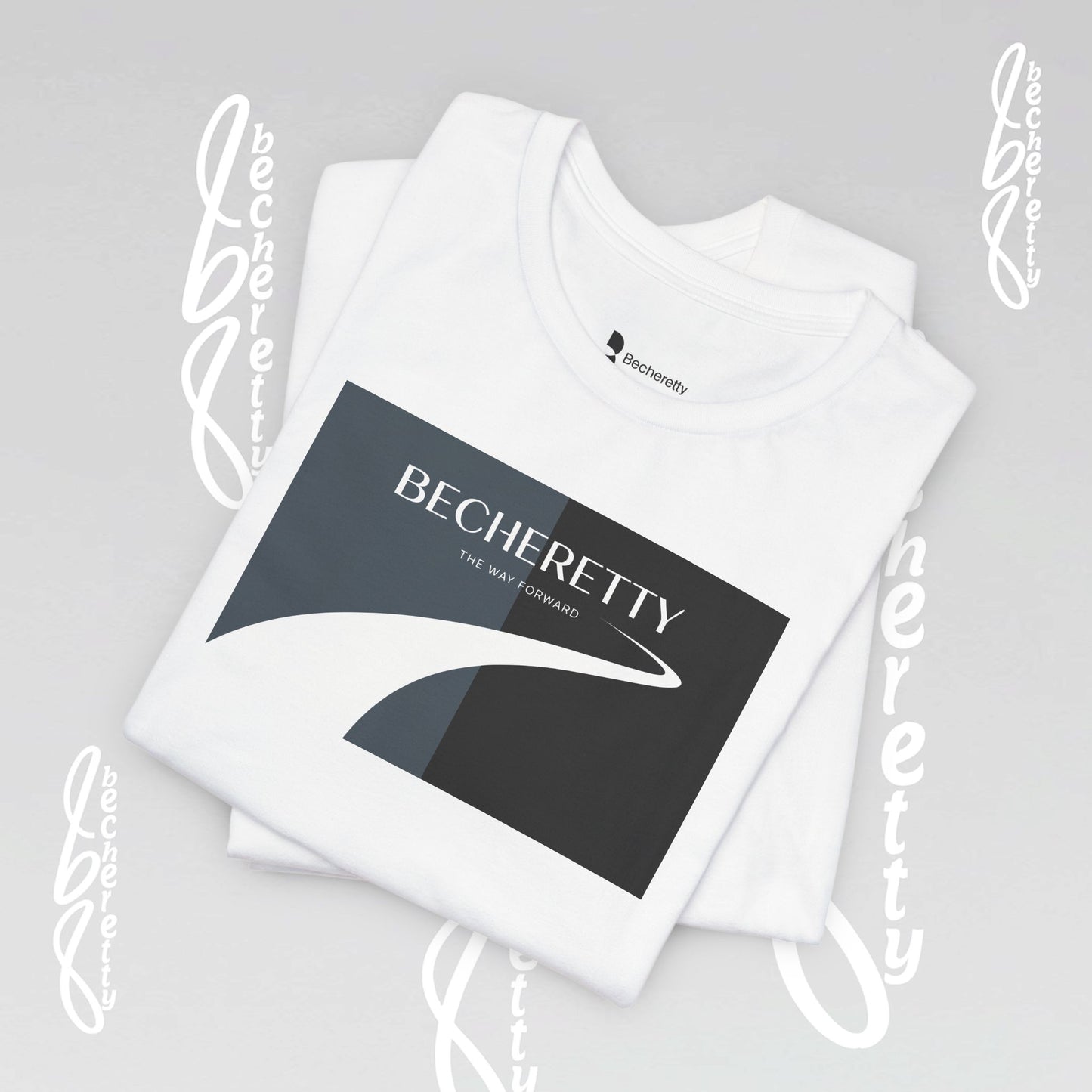 Short Sleeve Tee with Modern Minimalist Design Becheretty - Casual Wear, Gift Idea, Streetwear, Everyday Comfort