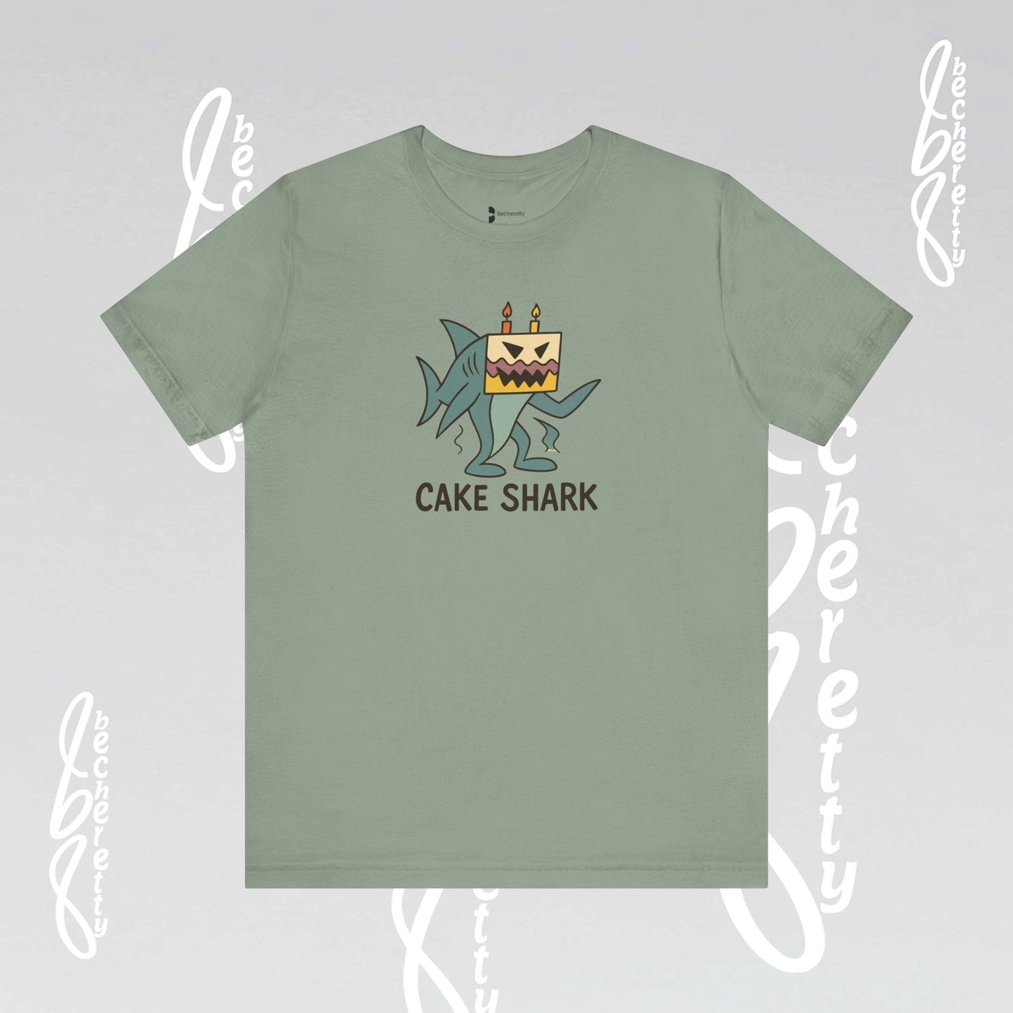 Cake Shark Tee - Designed by a 10-Year-Old - Celebrate Neurodiversity - Casual Wear