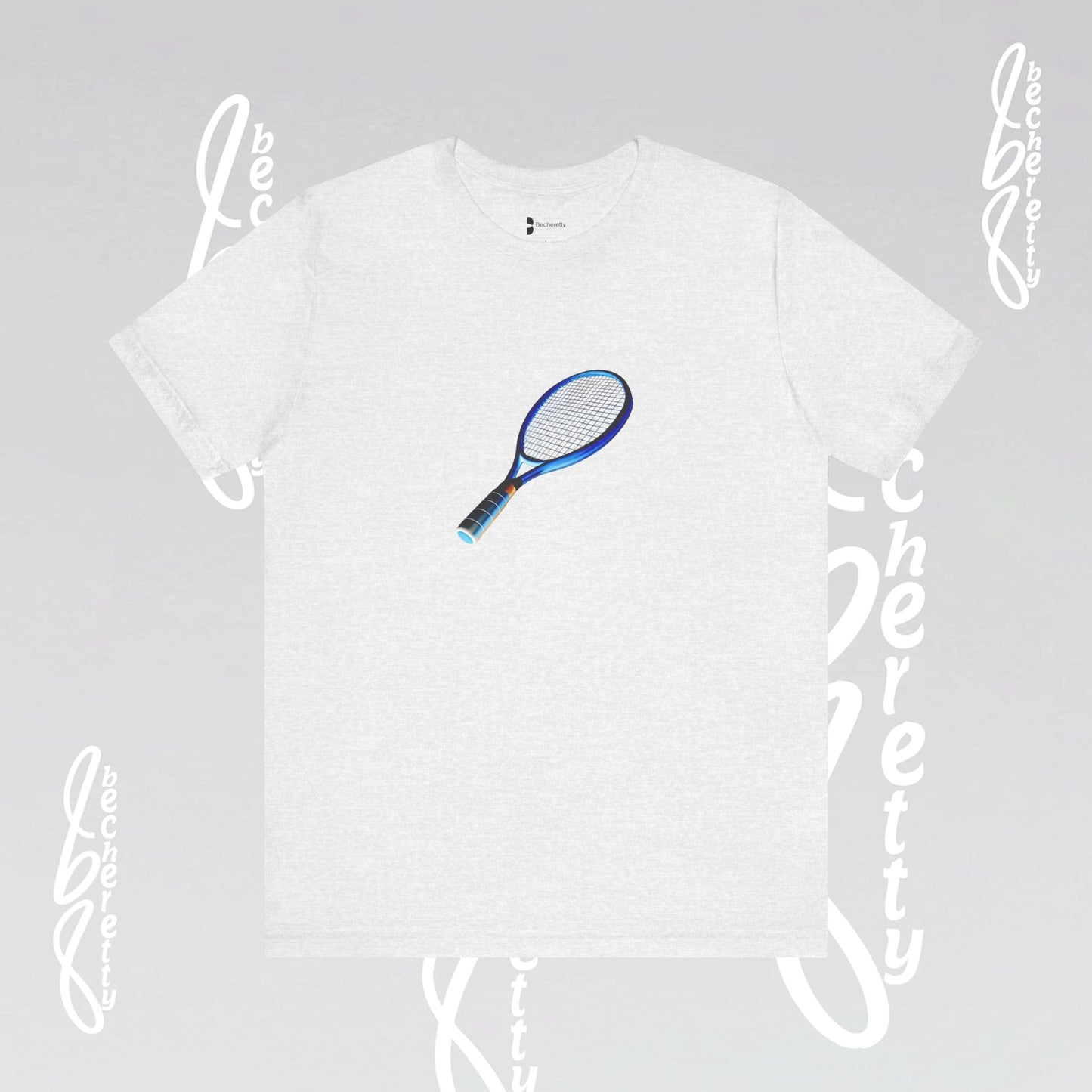 Vintage Tennis Racket - Graphic T'Shirt Becheretty - Tennis Enthusiasts - Casual Wear