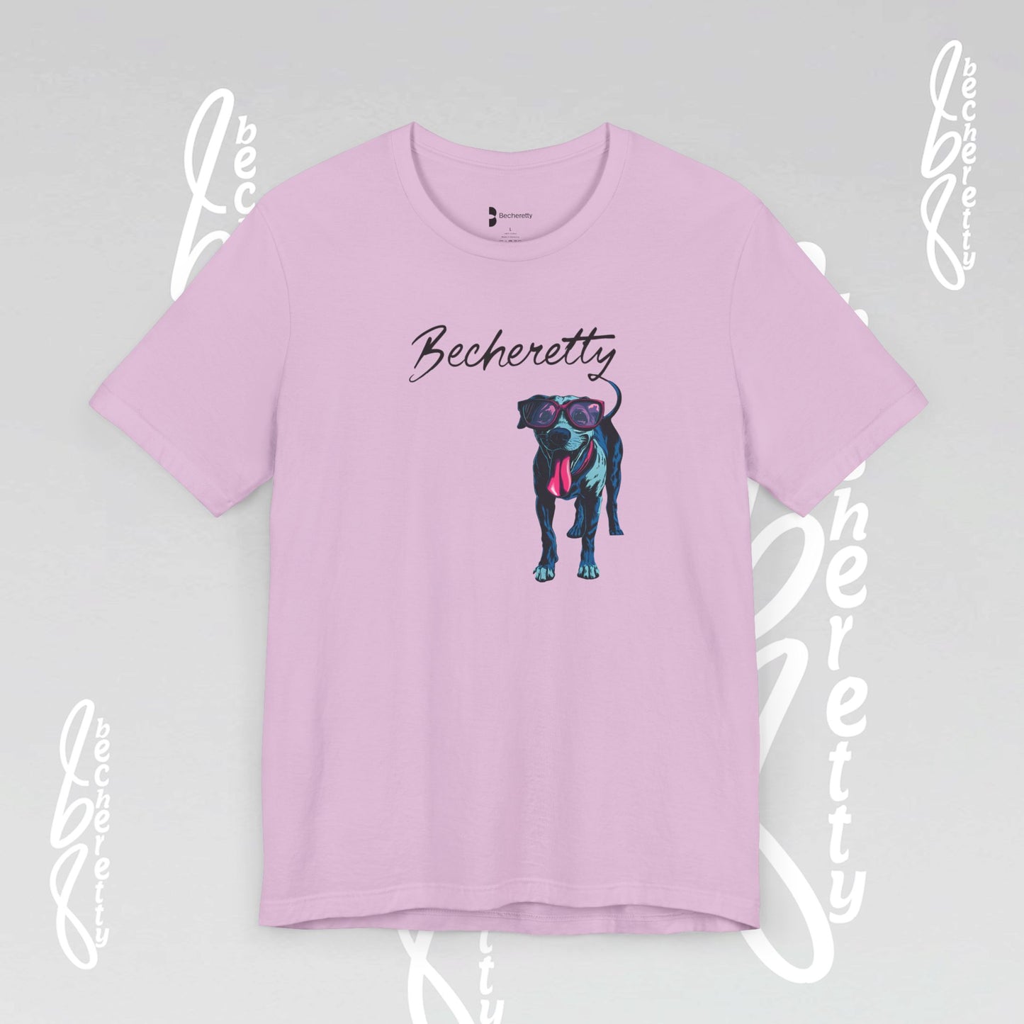 Dog Lovers T-Shirt Unisex - Art Graphic Becheretty - Unique Pet Apparel - Casual Wear