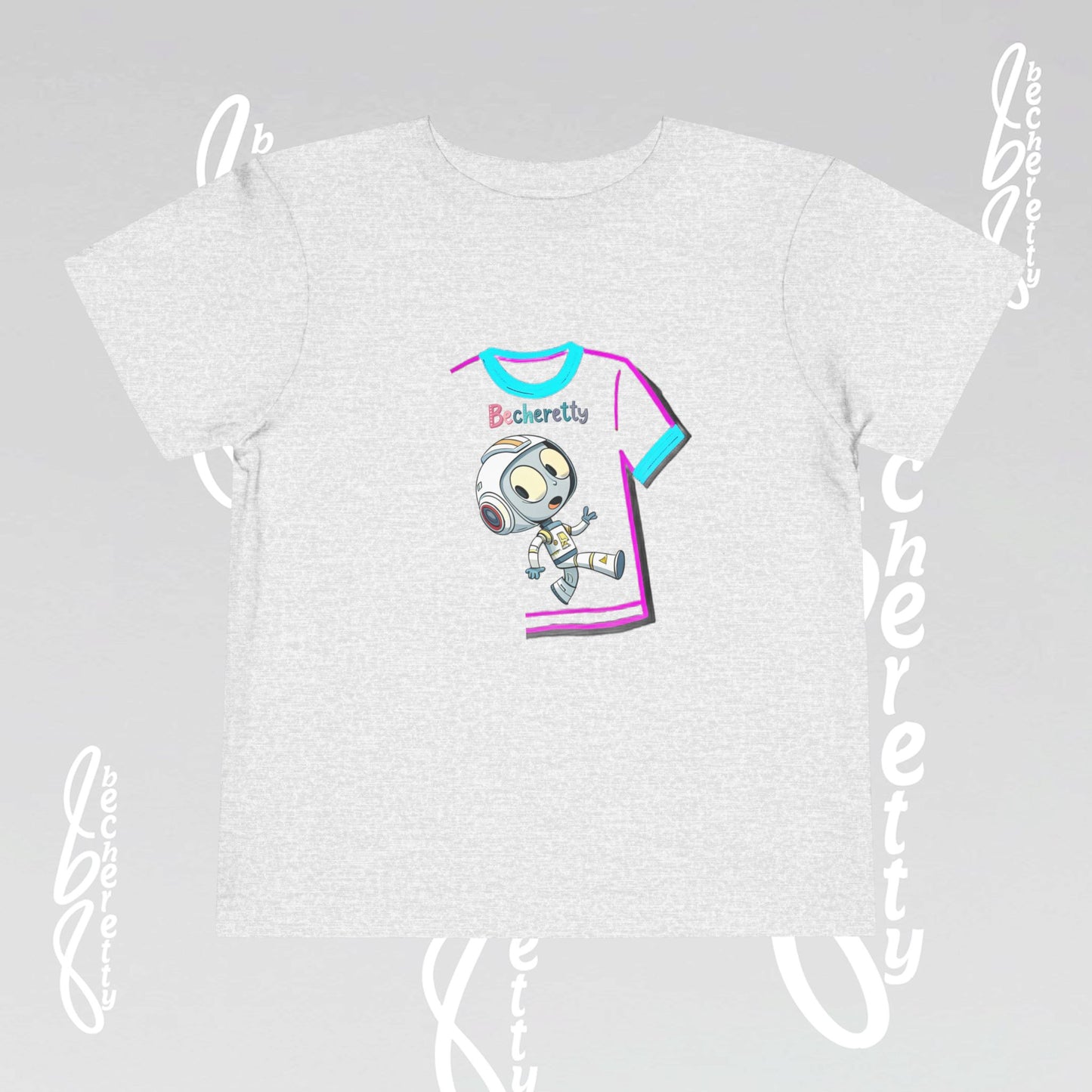 Toddler T-Shirt - Fun & Playful Robot Graphic Becheretty - Surprise your friends with this unique design