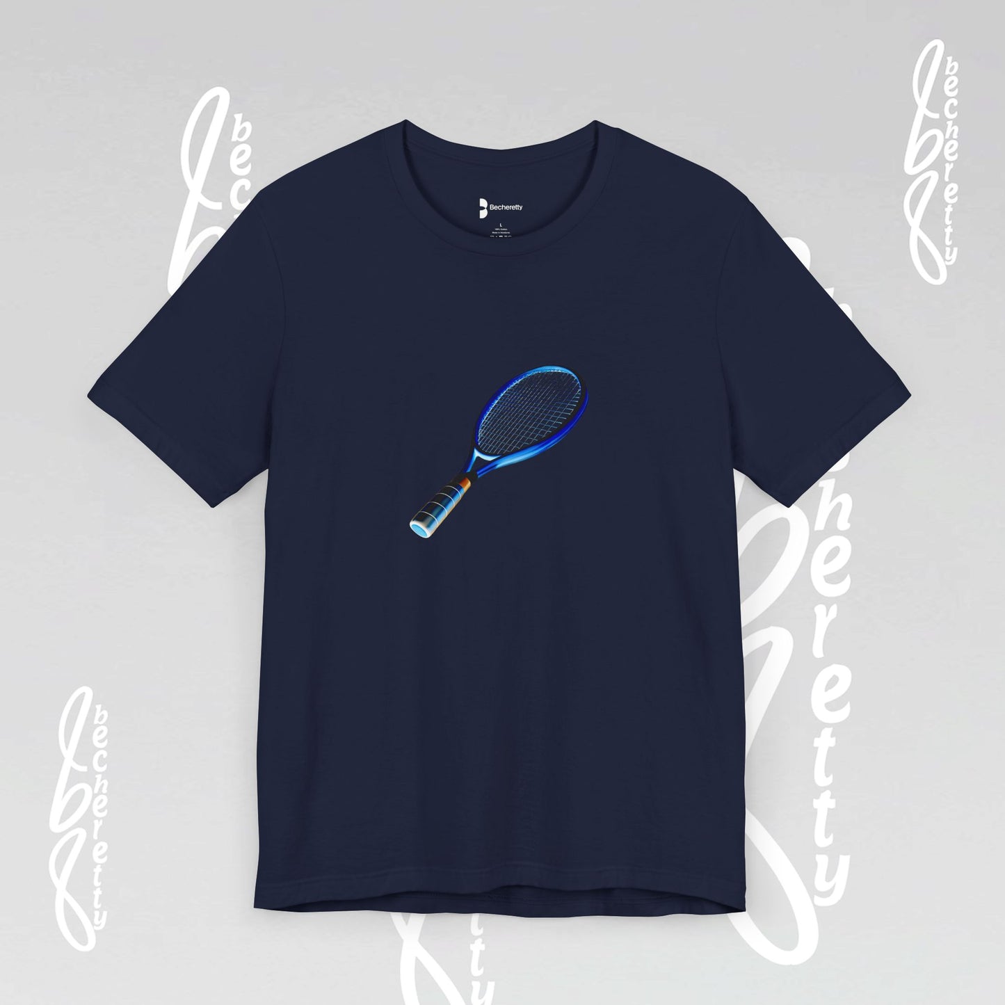 Vintage Tennis Racket - Graphic T'Shirt Becheretty - Tennis Enthusiasts - Casual Wear