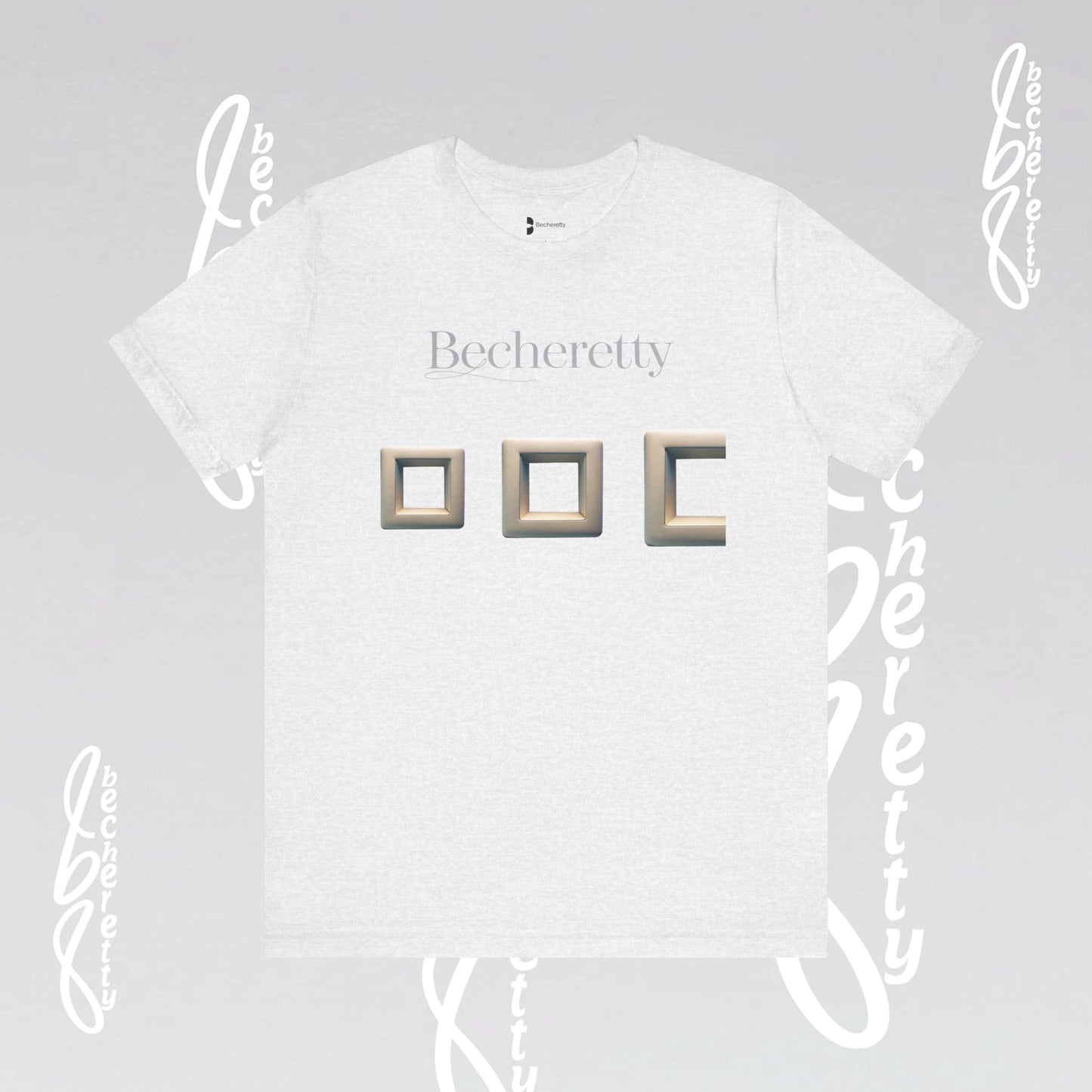 Modern Minimalist Graphic Tee - Becheretty - Artistic Everyday wear, Unique gift