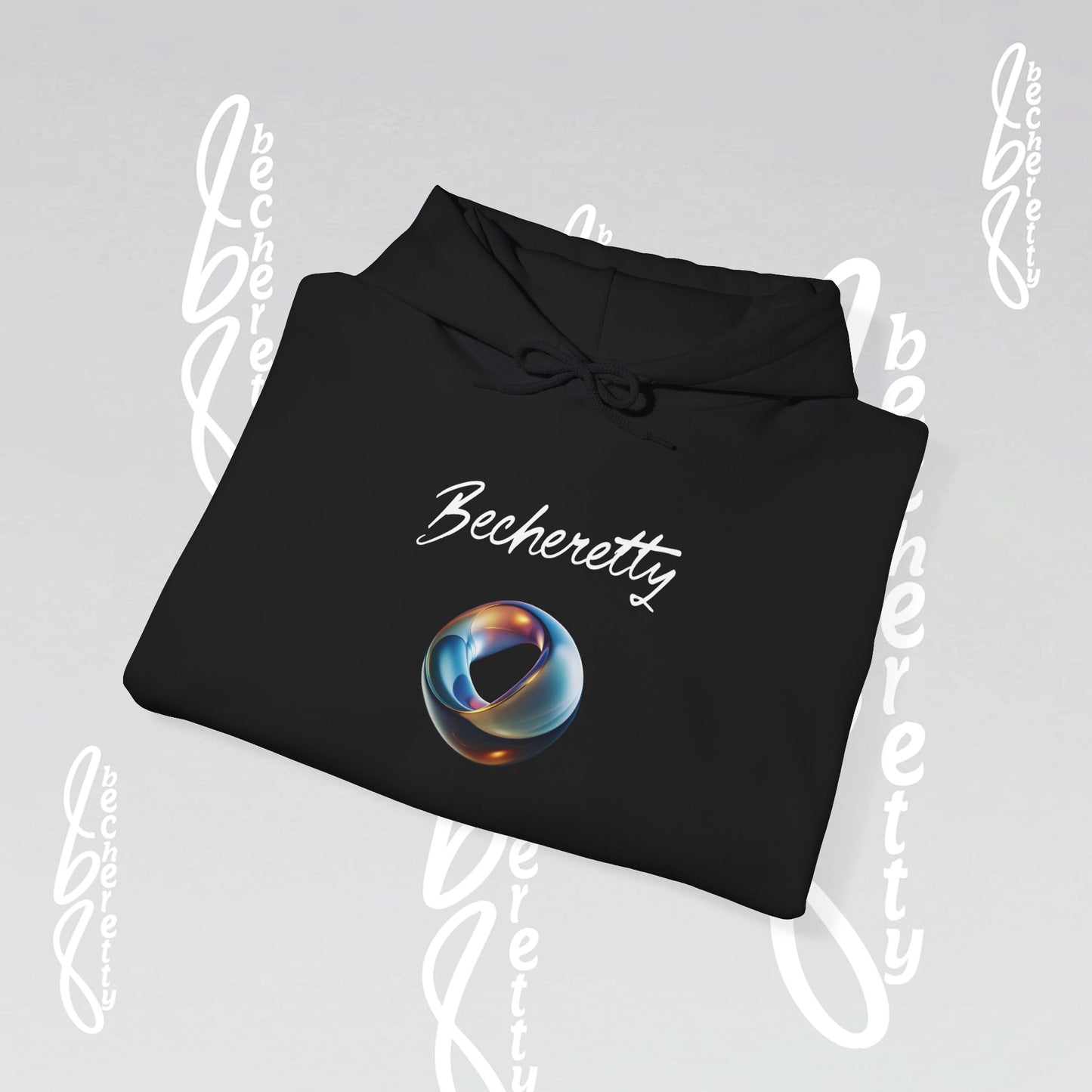 Unique Graphic Hoodie Becheretty - Original Futuristic Ring - Style is yours!