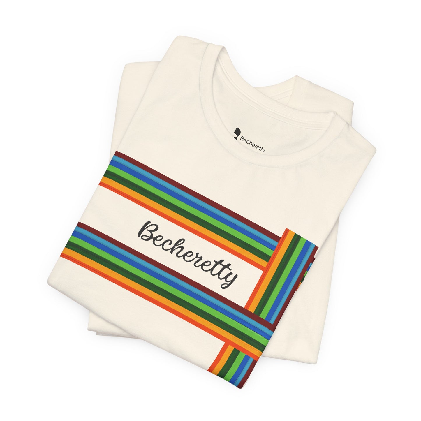 Colorful Becheretty Unisex T-Shirt, Casual Pride Tee, LGBTQ+ Apparel, Gift for Friends, Summer Fashion, Everyday Wear
