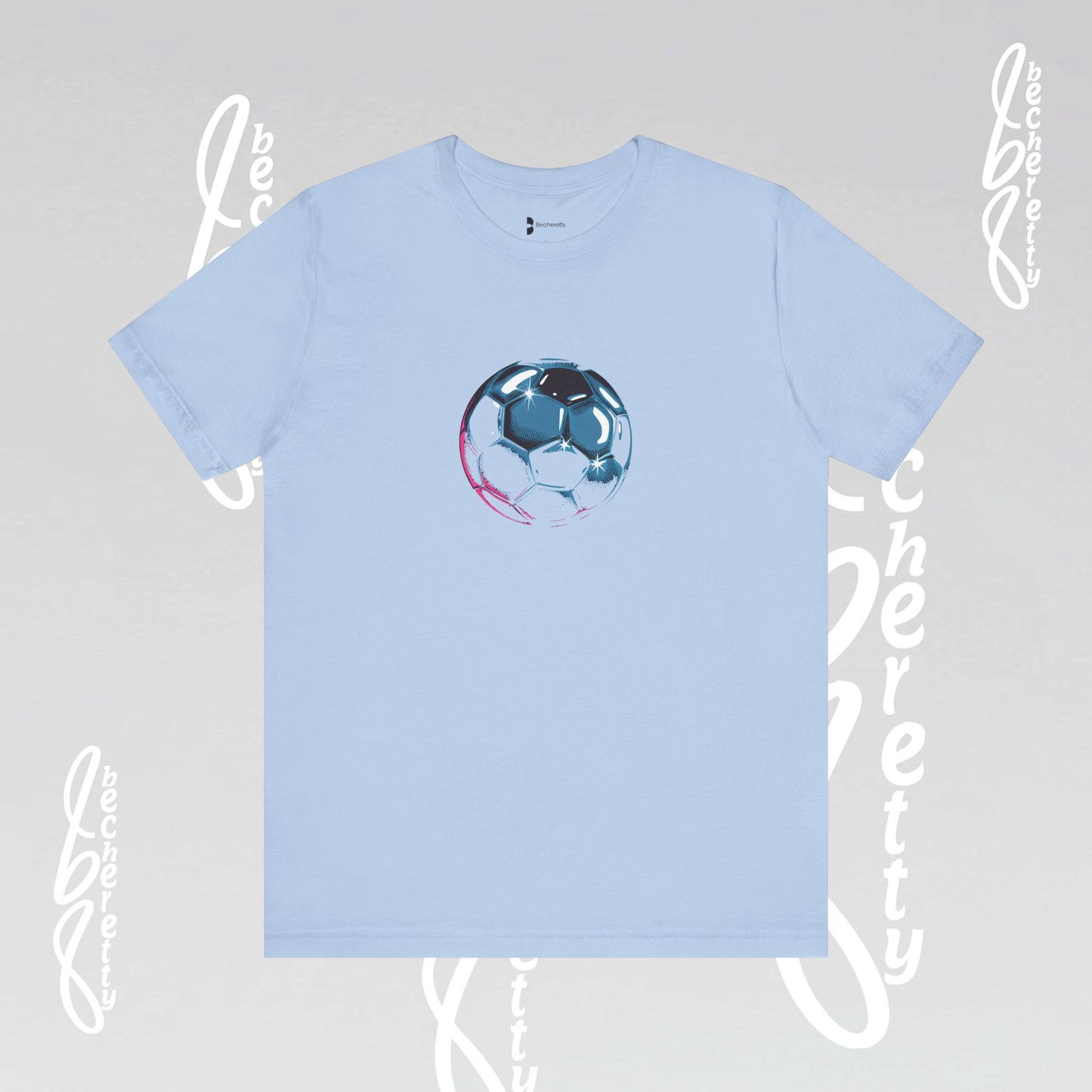 Artistic Soccer Ball - Unisex T-Shirt - Becheretty Graphic - Active Lifestyle / Casual Wear