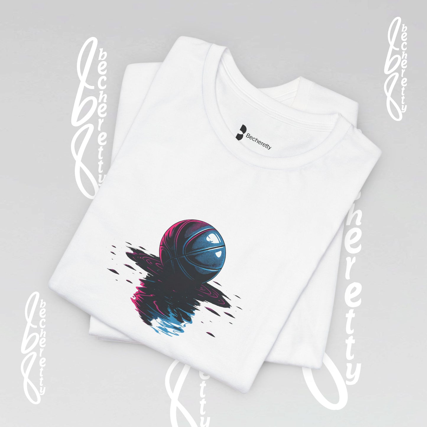 Basketball T-Shirt Unisex - Cool Graphic Becheretty - Perfect for Basketball Lovers - Casual Wear