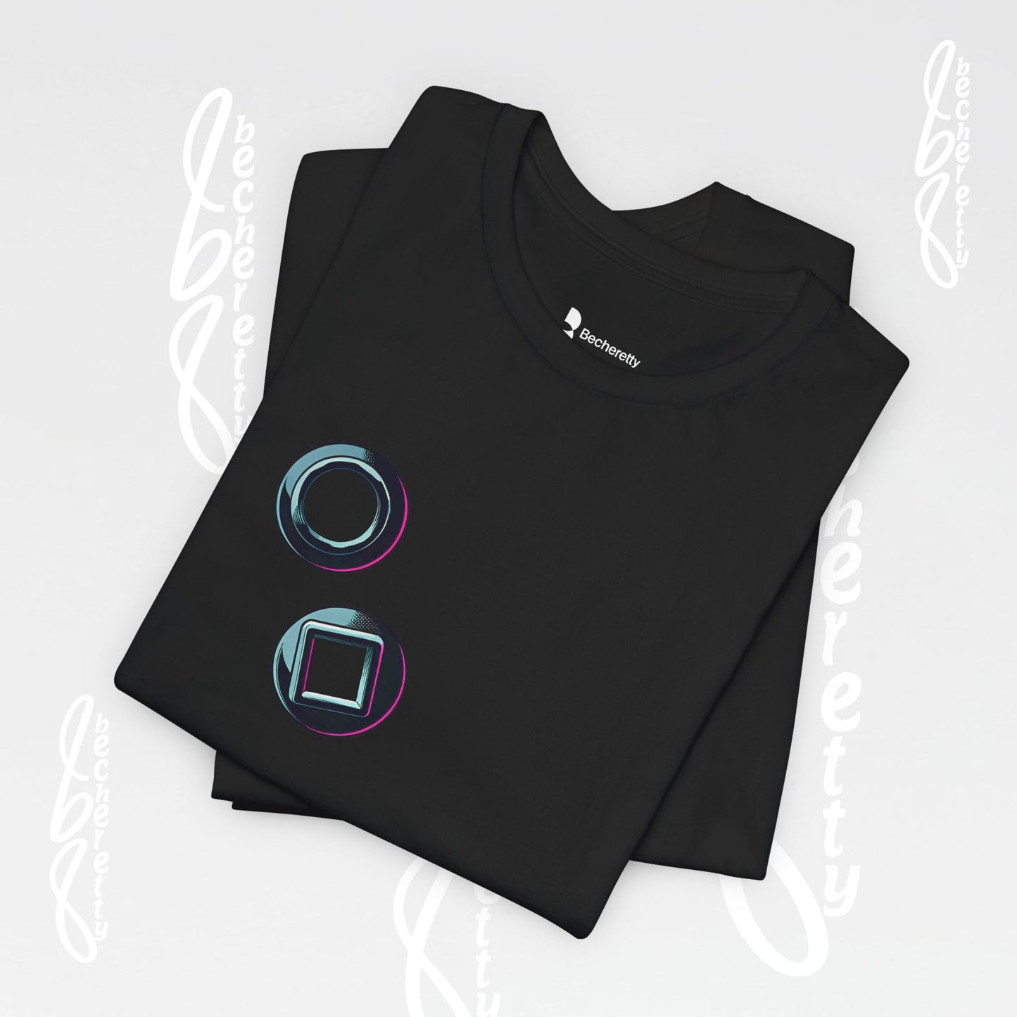 Graphic T-Shirt short sleeve, Unisex - Becheretty Minimalist Design - Casual Wear