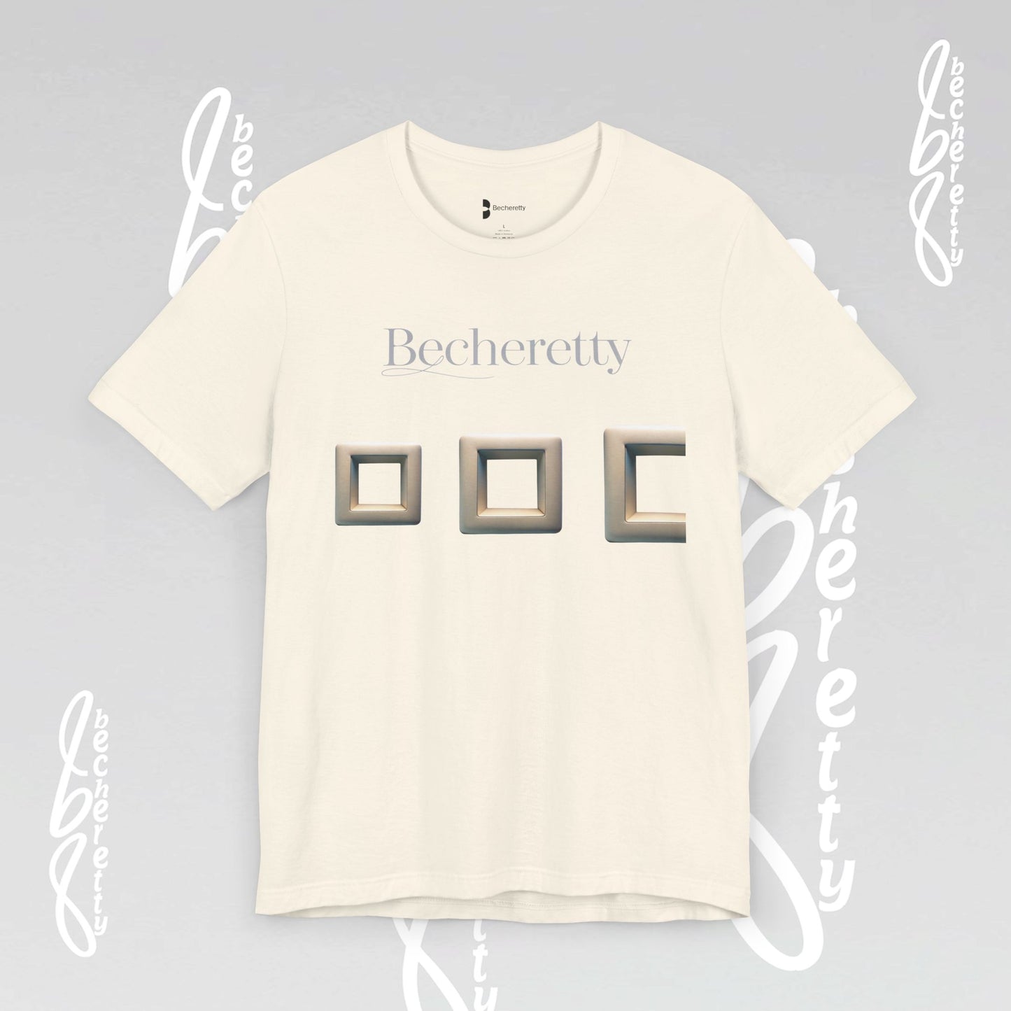 Modern Minimalist Graphic Tee - Becheretty - Artistic Everyday wear, Unique gift