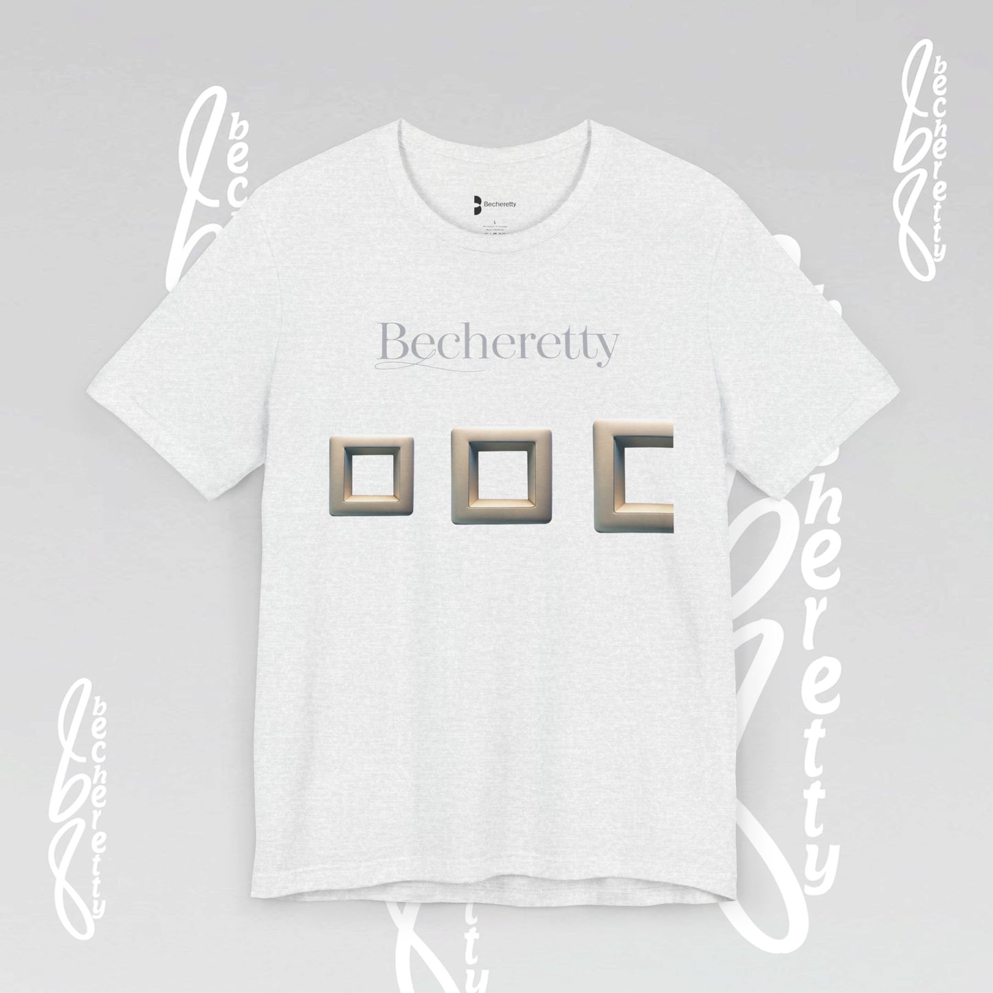 Modern Minimalist Graphic Tee - Becheretty - Artistic Everyday wear, Unique gift