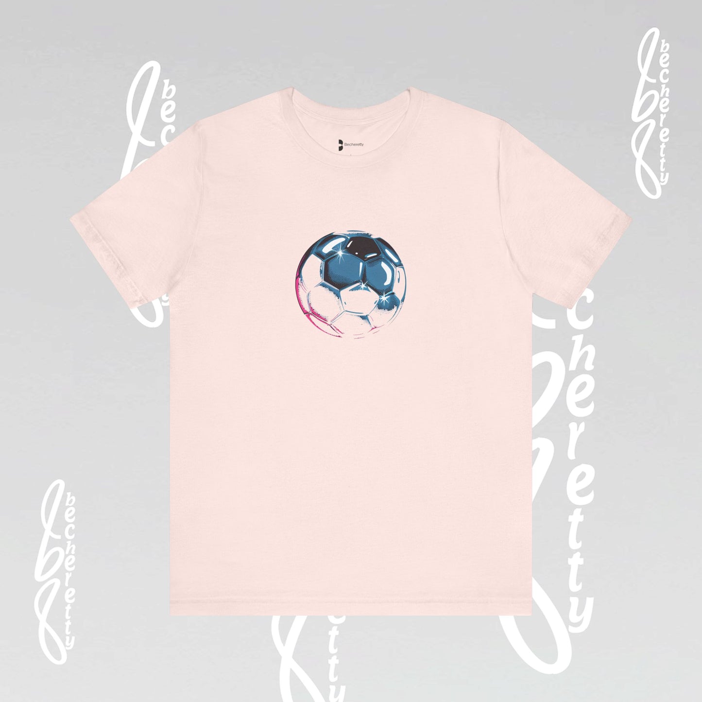 Artistic Soccer Ball - Unisex T-Shirt - Becheretty Graphic - Active Lifestyle / Casual Wear