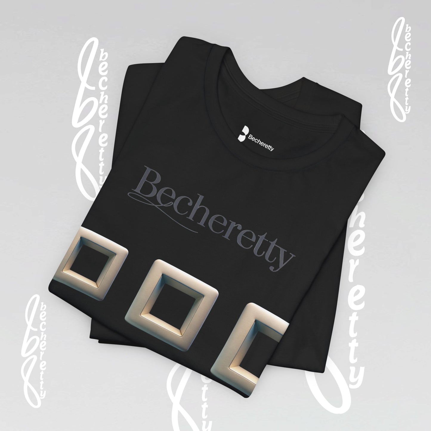 Modern Minimalist Graphic Tee - Becheretty - Artistic Everyday wear, Unique gift