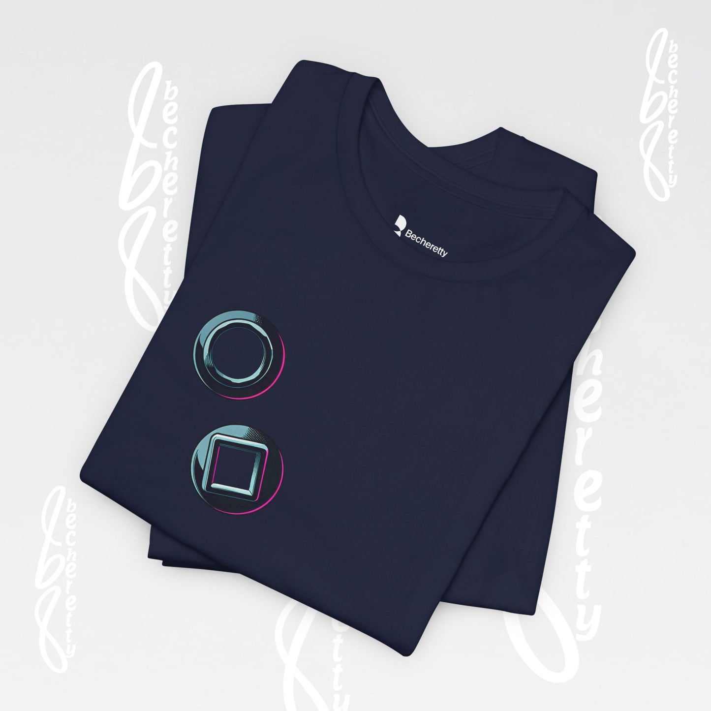 Graphic T-Shirt short sleeve, Unisex - Becheretty Minimalist Design - Casual Wear