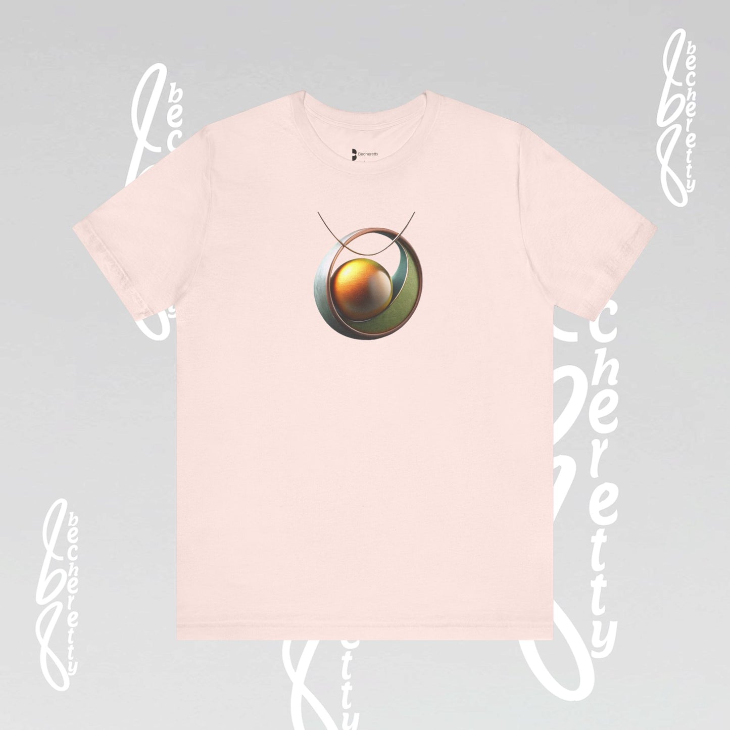Art Graphic Becheretty "Necklace" - Stylish Design T-Shirt - Casual Wear, Gift for Art Lovers, Everyday Style, Unique Art Apparel